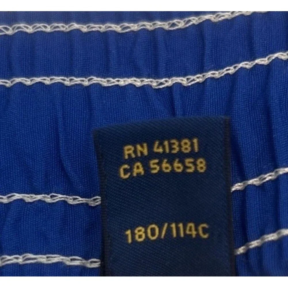 NWT Polo Ralph Lauren Men 1XB Wellness Club Swim Shorts Pony Blue Green Yellow
